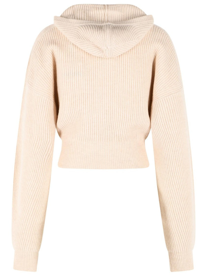 Sportmax Ivory Wool-Cashmere Balco Cardigan
