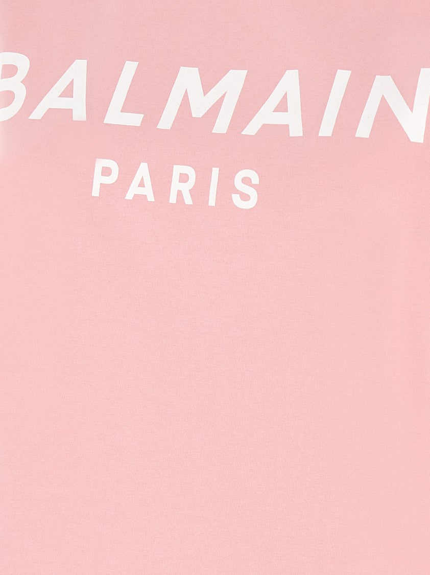 Balmain Gold Button T-Shirt
