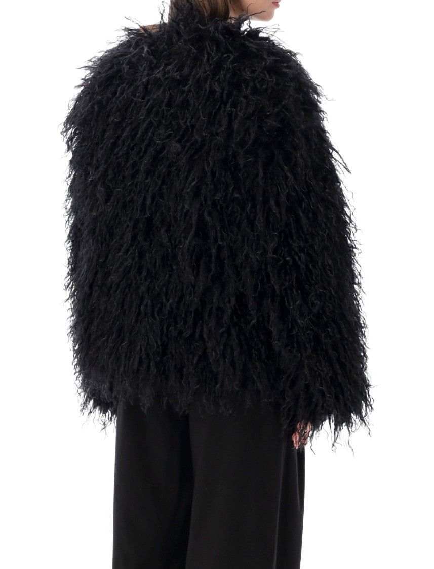 Goldbergh Yua Eco Fur Voluminous Shaggy Faux Fur Jacket