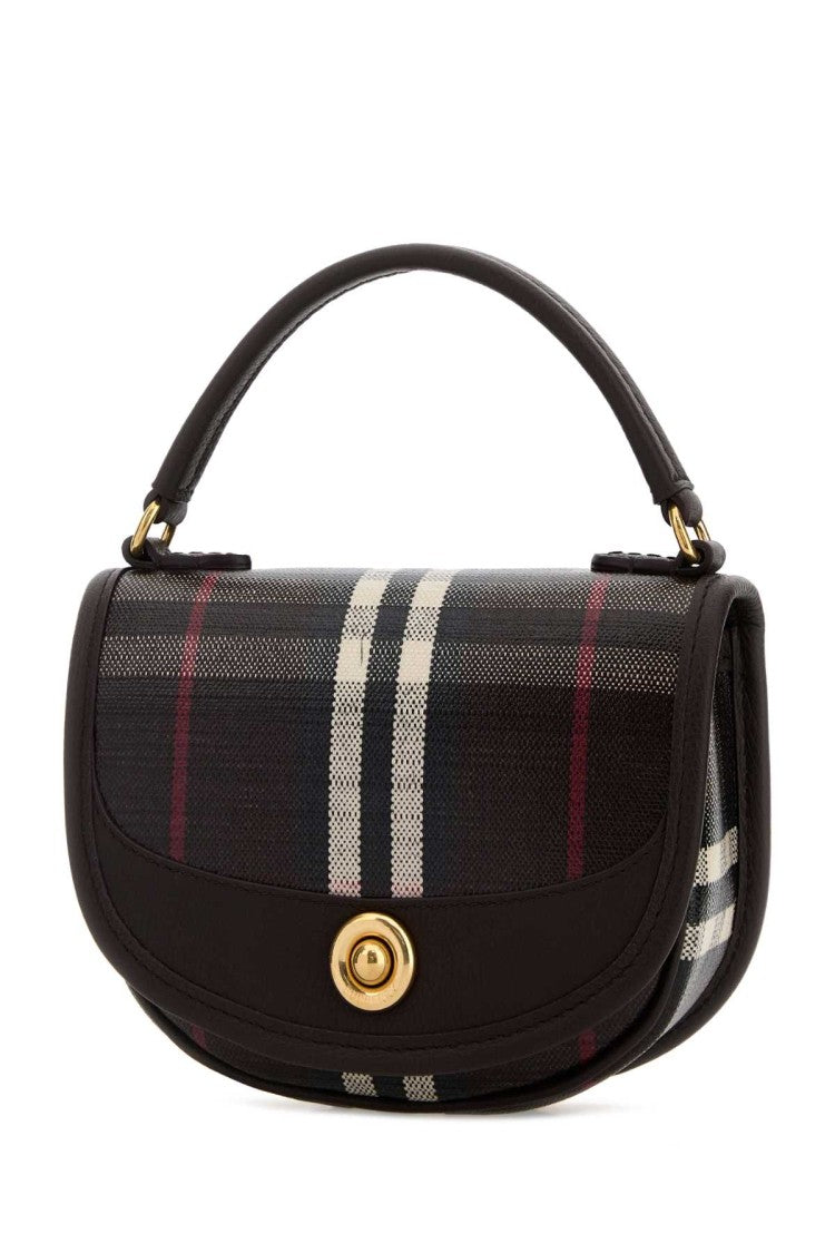 Burberry Printed Canvas Mini Highlands Handbag