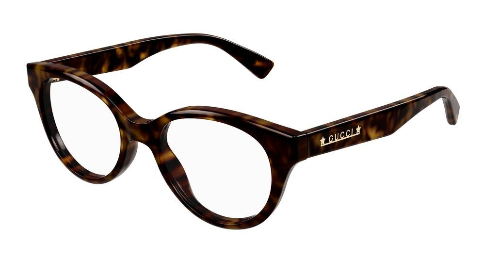Gucci Eyeglasses Gucci Gg1590o 005 Havana Havana Transparent 52/18/140