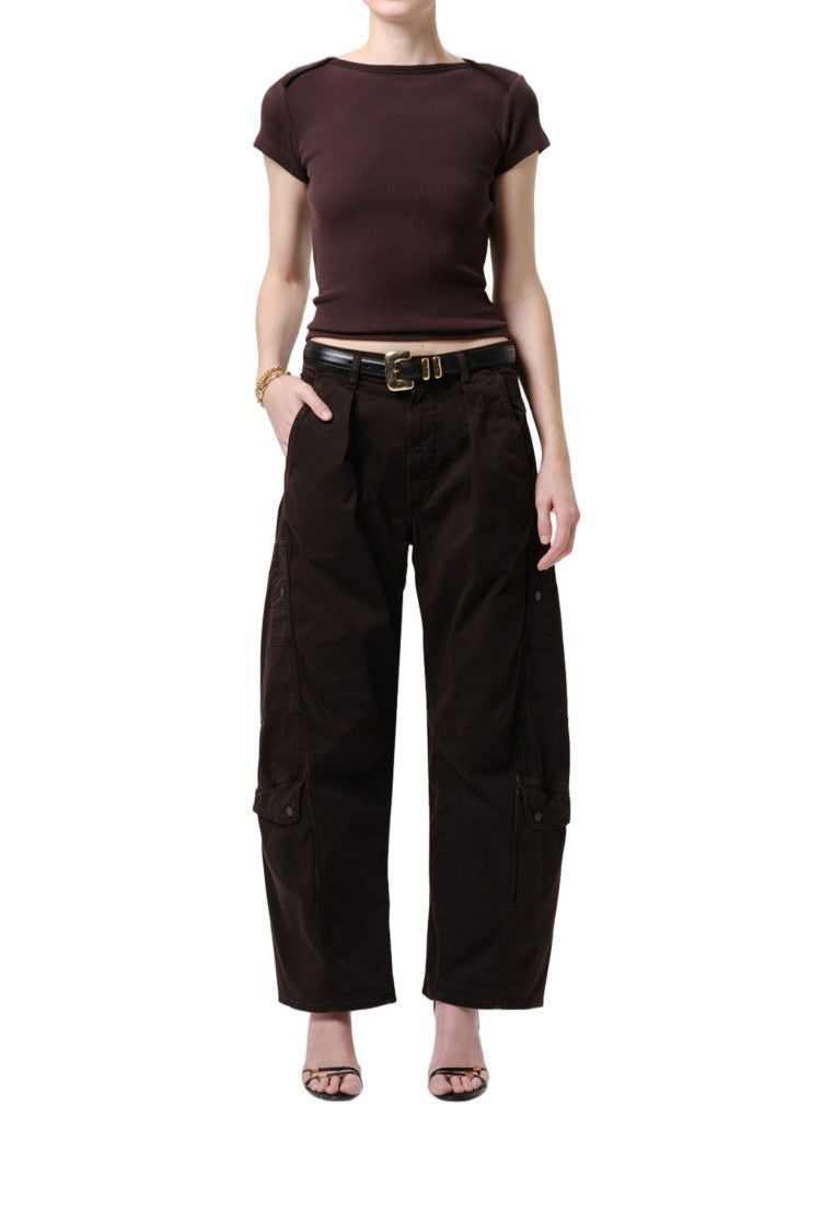 Citizens Of Humanity Brown Cotton-Blend Twill Cargo Pants