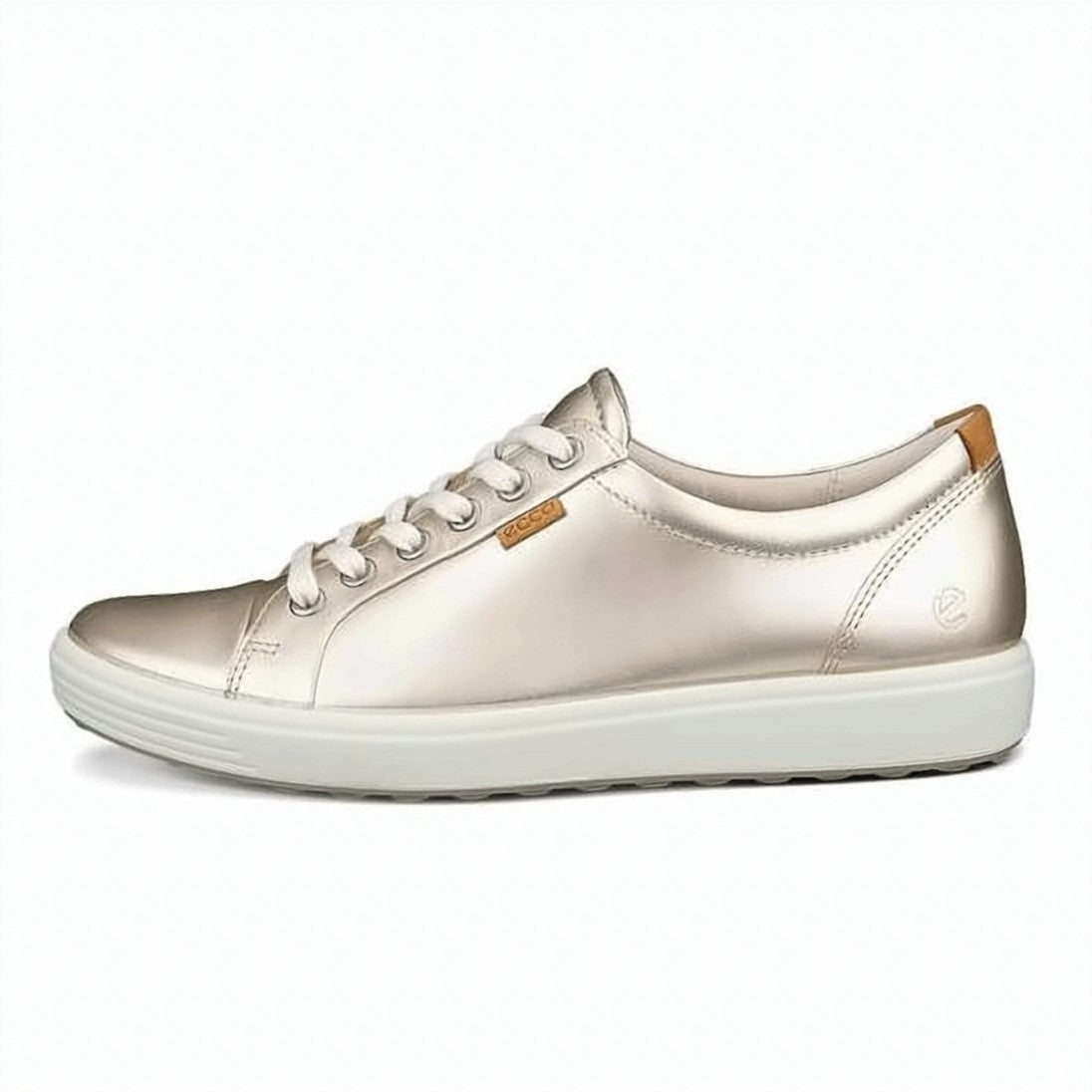 Ecco Low-Top Sneakers With Metallic Leather