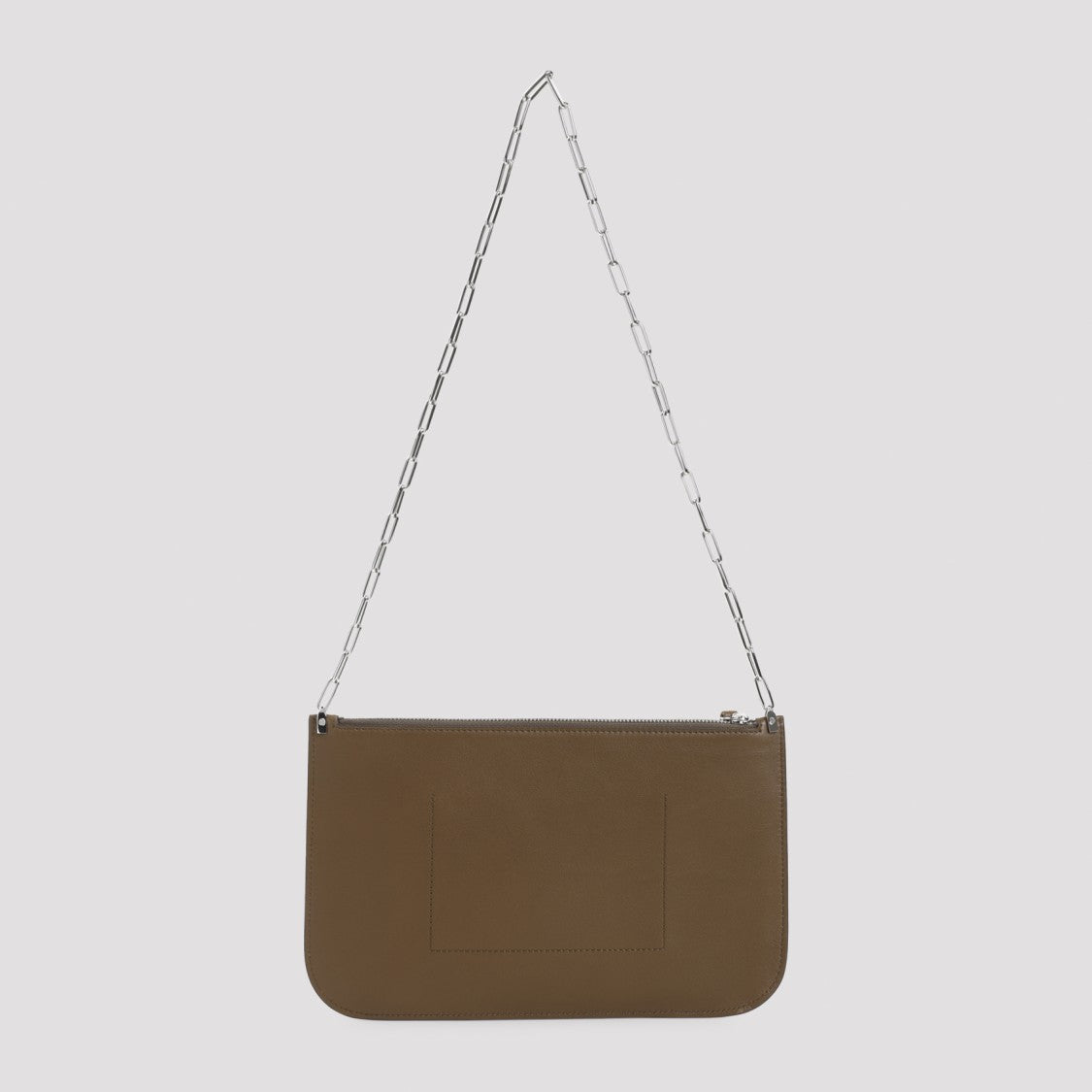 Phoebe Philo Leather Shoulder Bag With Silver-Tone Chain Strap