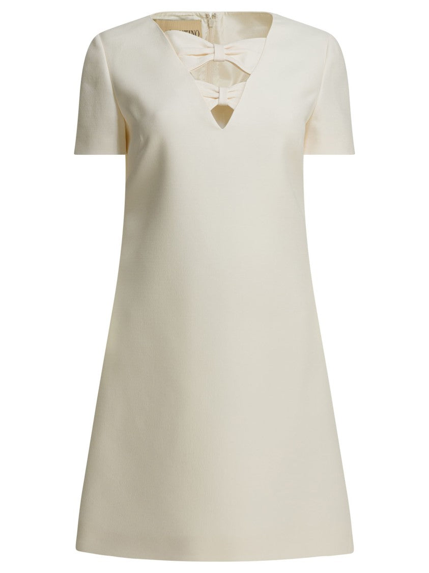 Valentino A-Line Dress With V-Neckline