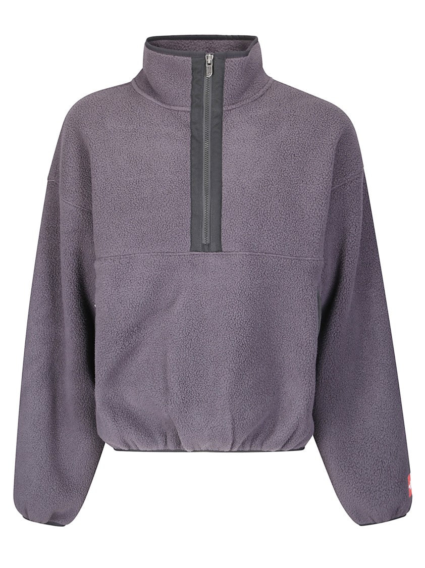 The North Face Half-Zip Fleece With High Collar And Relaxed Fit