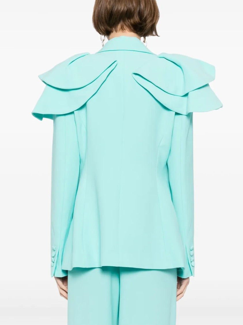 Saiid Kobeisy Ruffled Tailored Jacket