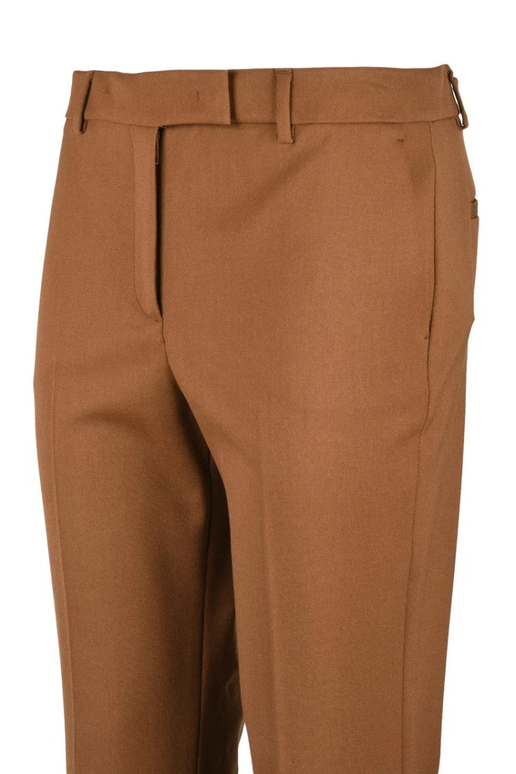 Ql2  Quelledue Straight Leg Trousers - Brown