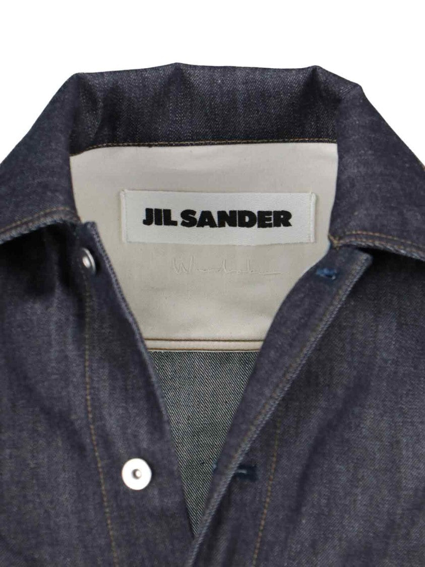 Jil Sander Denim Overshirt Jacket – Blue