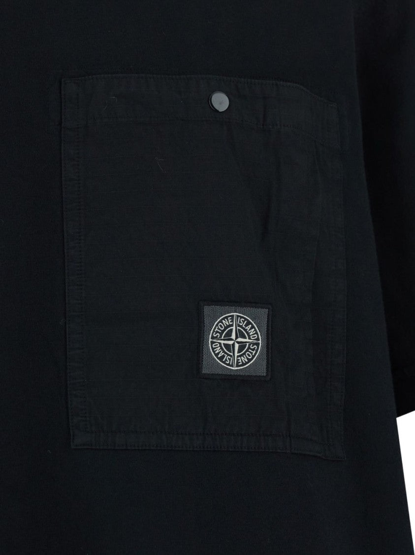 Stone Island Garment-Dyed Cotton T-Shirt