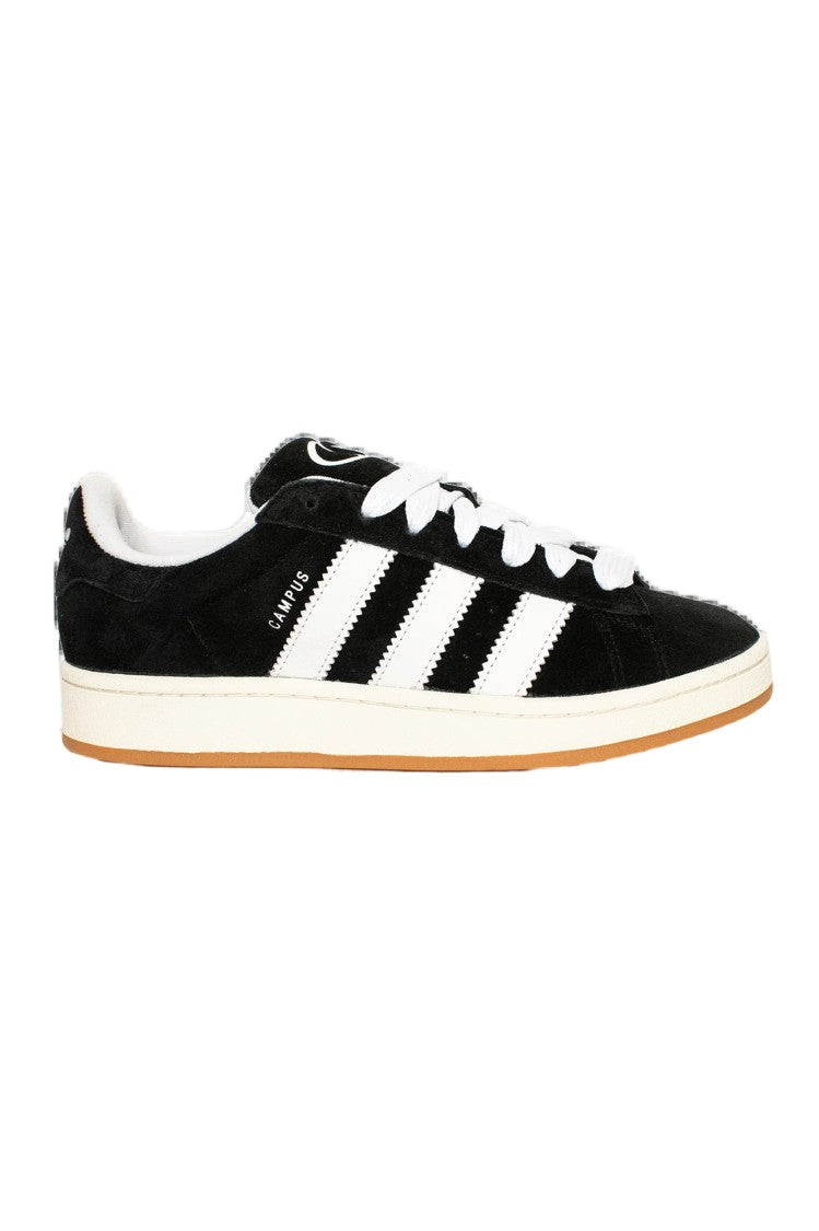 Adidas Classic Low-Top Black Suede Sneakers With Iconic Three Stripes