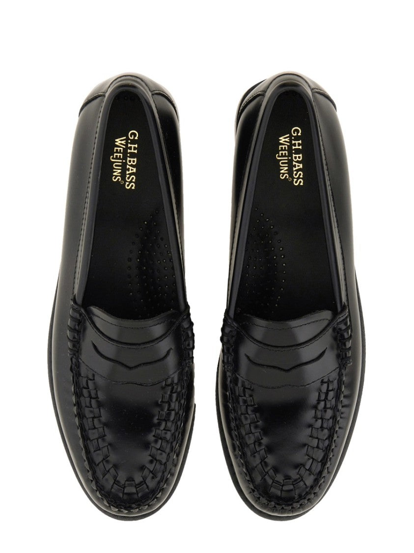 G.H. Bass Classic Black Leather Penny Loafer
