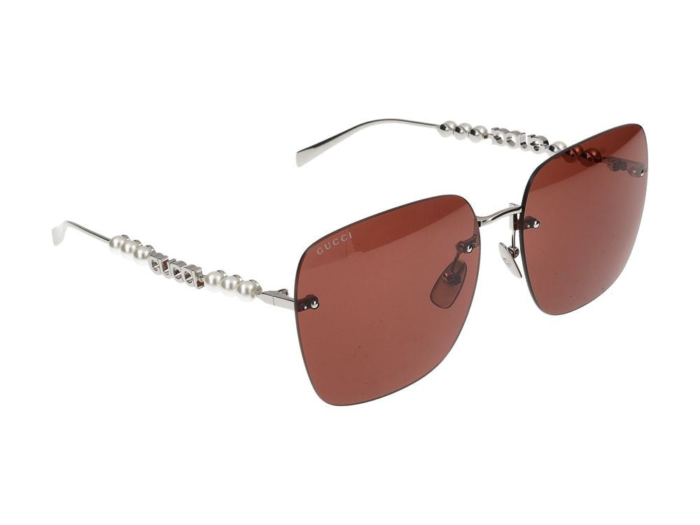 Gucci Sunglasses Gucci Gg1923sa 002 Silver Silver Brown 63/17/145