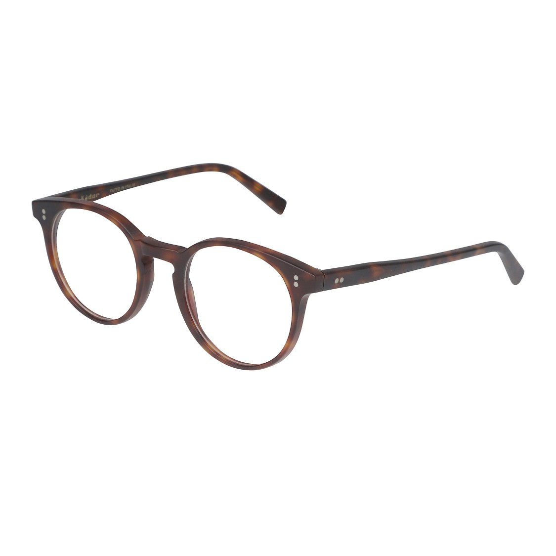 Kador Chyli/N Round Tortoiseshell Frame Eyeglasses With Metallic Rivets