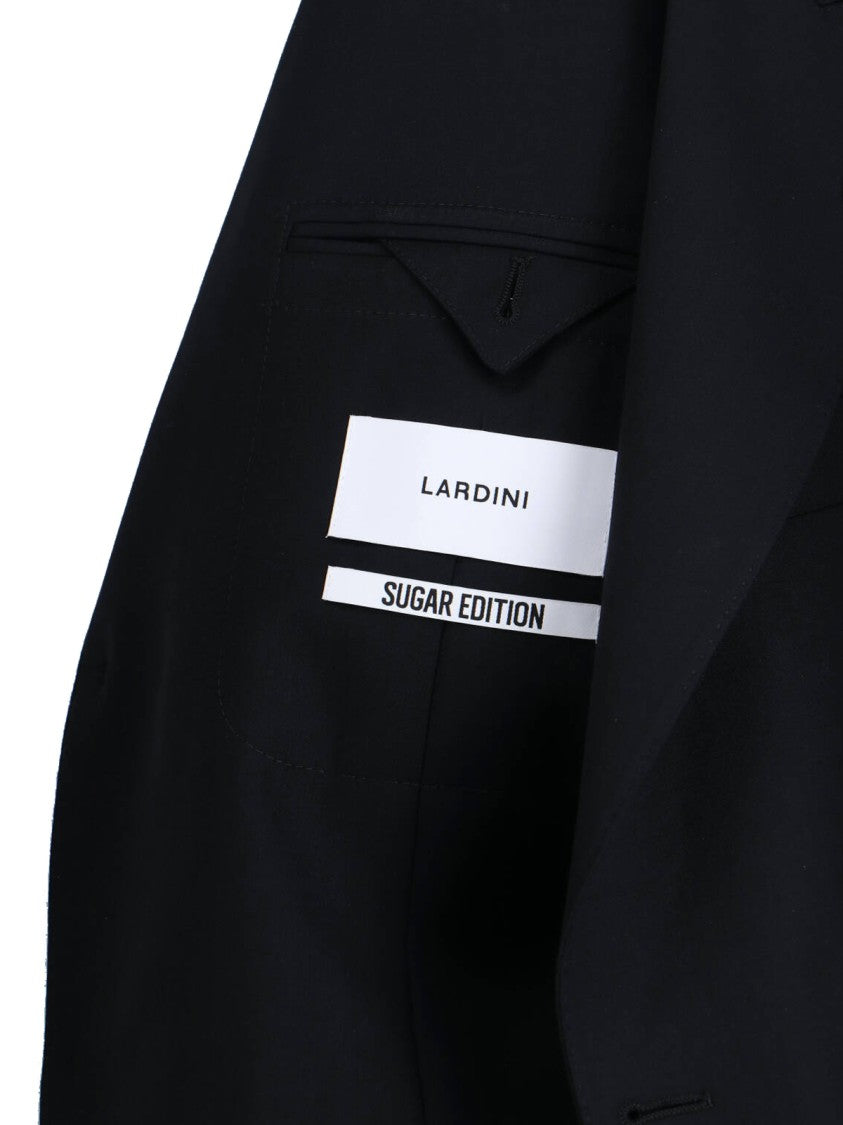 Lardini Single-Breasted Suit Black