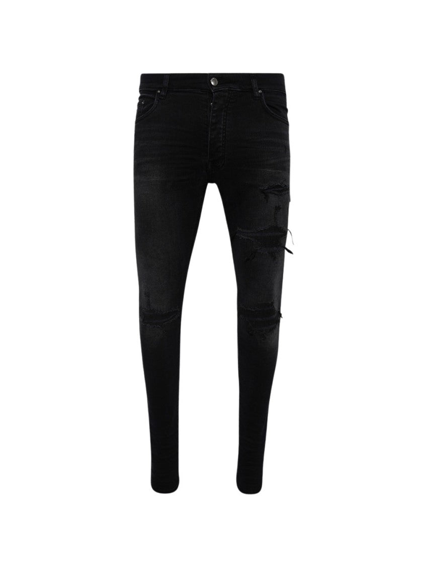 Amiri Ma Varsity Repair Jeans Vintage Black