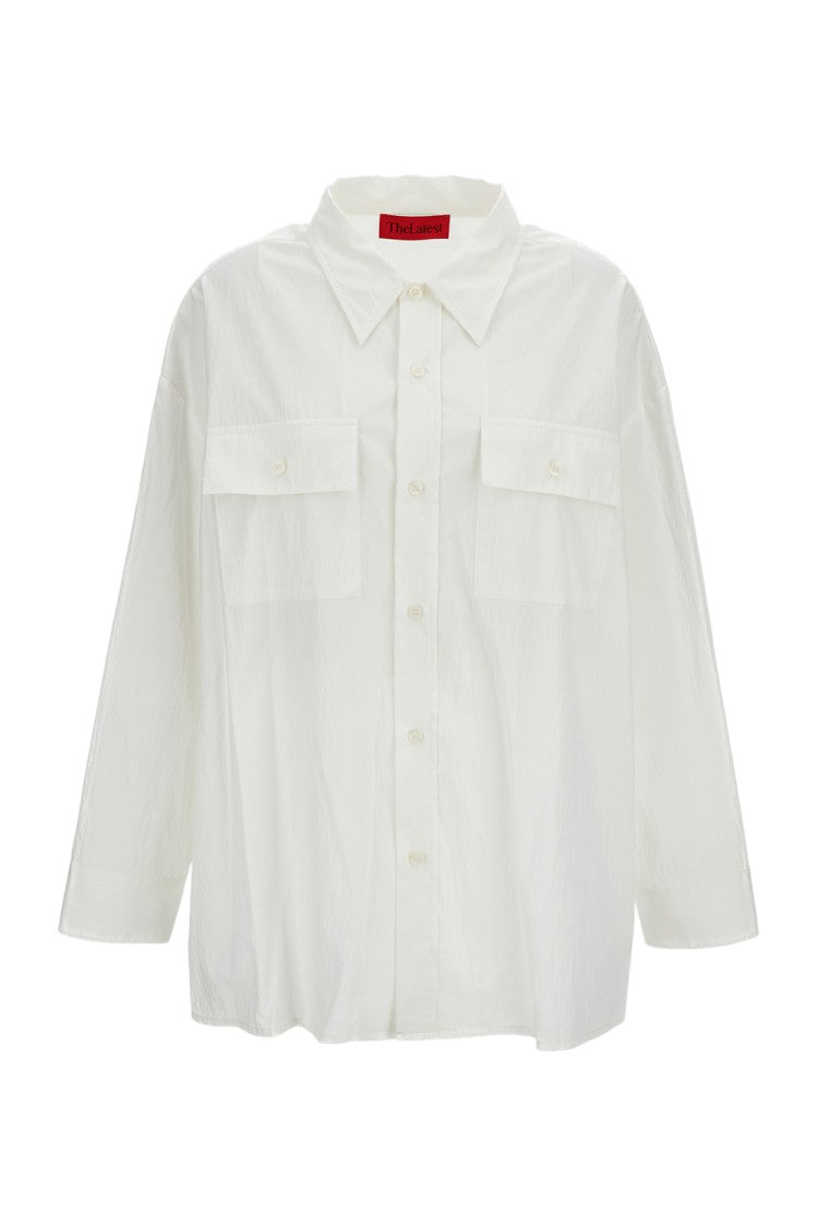 The Latest Daria Crinkled Oversized Shirt