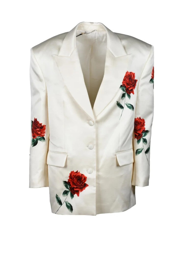 Magda Butrym Oversized Blazer - Cream