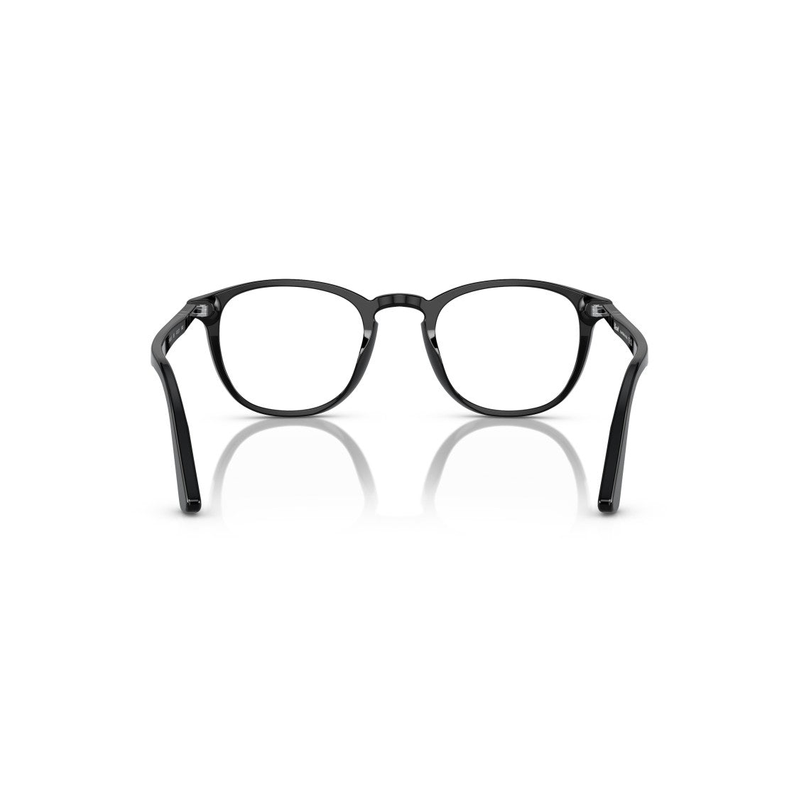 Persol 0Po3143v Glossy Black Acetate Round Frame Eyeglasses