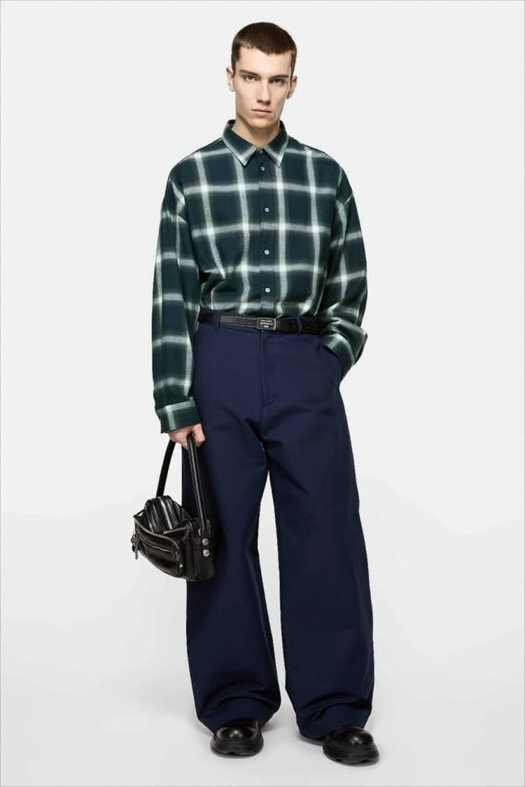 Acne Studios Relaxed Fit Long-Sleeve Shirt With Classic Collar