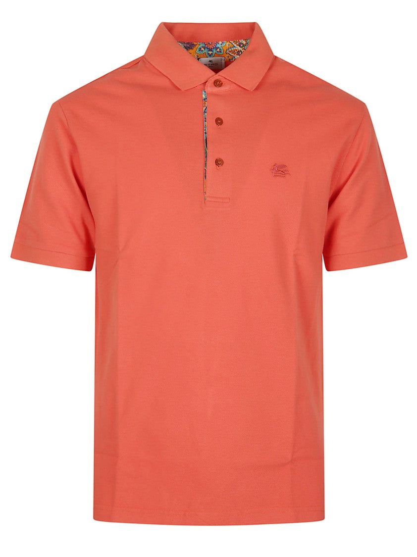Etro Roma Short-Sleeve Cotton Polo Shirt