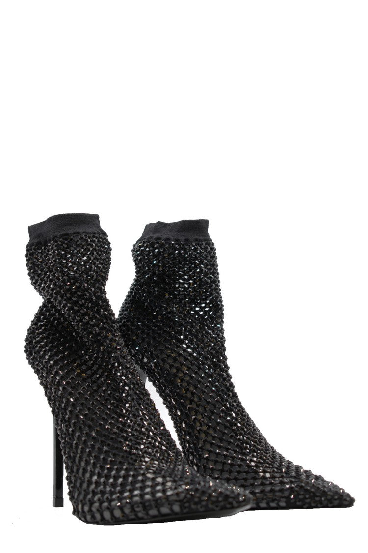 Lesilla Black Calf Leather Pumps