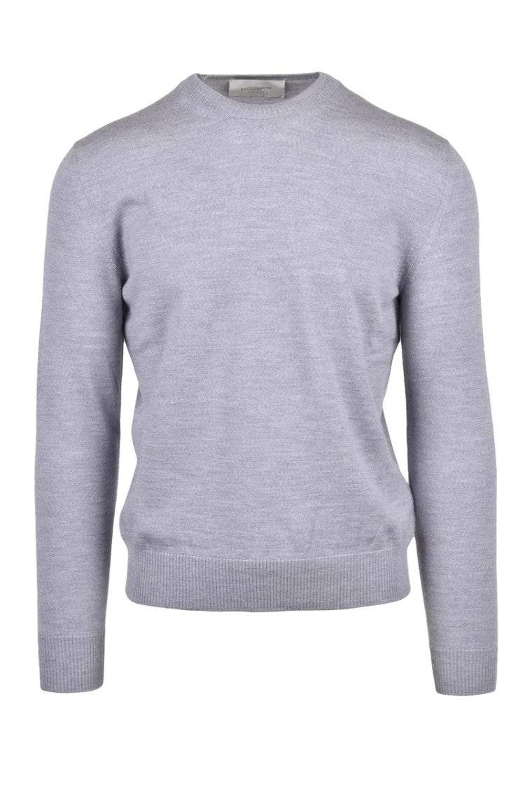 Ballantyne Wool Crew Neck Sweater - Grey