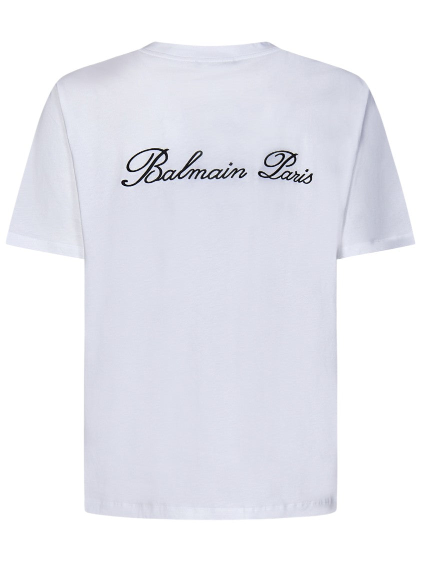 Balmain Loose-Fit Organic Cotton Jersey T-Shirt