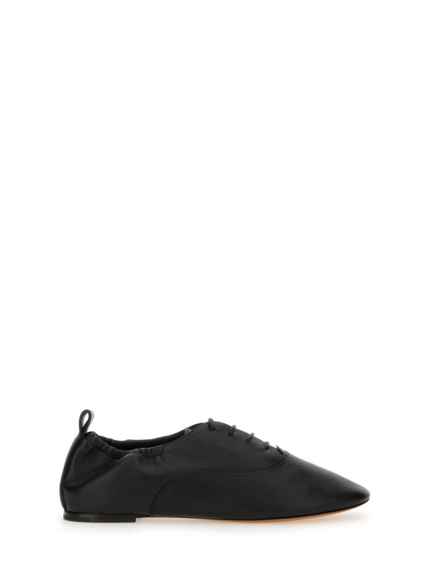 Lanvin Lace-Up Slipper With Pointed Toe