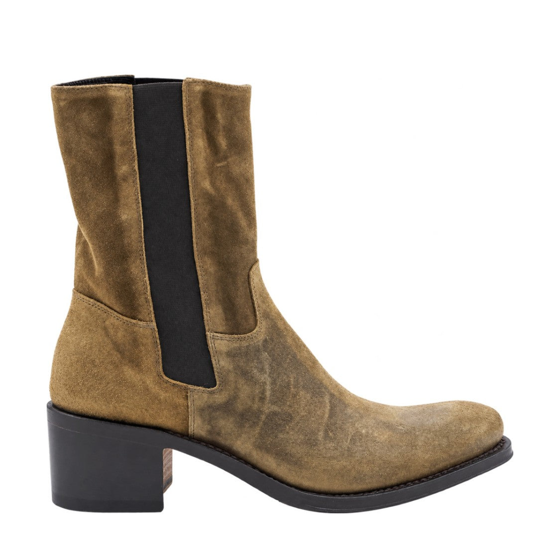 Premiata Distressed Suede Mid-Calf Boots