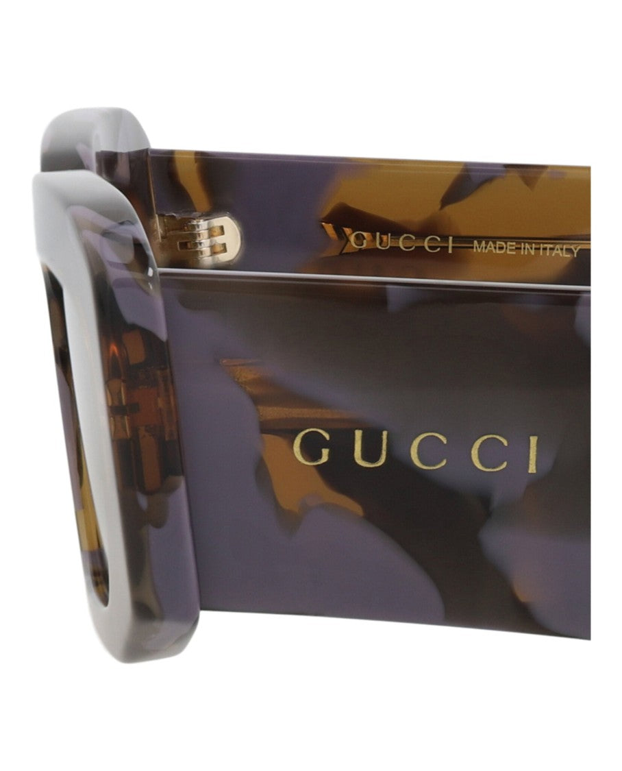 Gucci Square-Frame Recycled Acetate Sunglasses