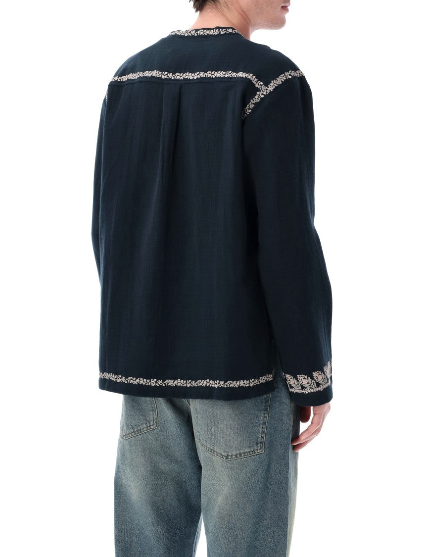 Isabel Marant Marant Cizalie Embroidered Cotton Shirt