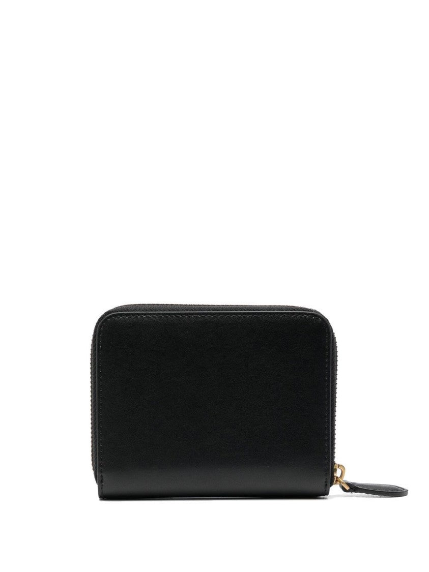 Pinko Square Leather Zip-Around Purse