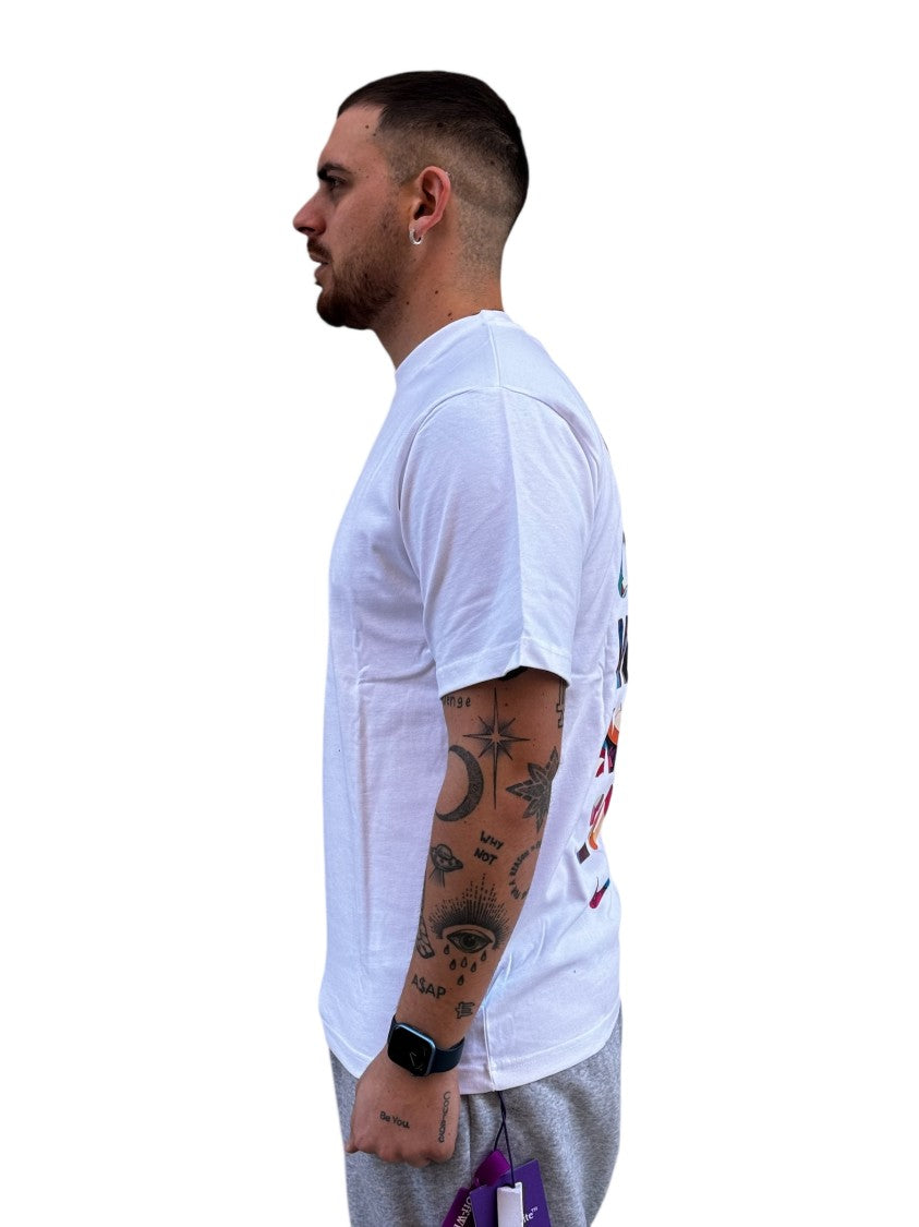 Nike X Off-White Off-White T-Shirt With Abstract Graphic Detail