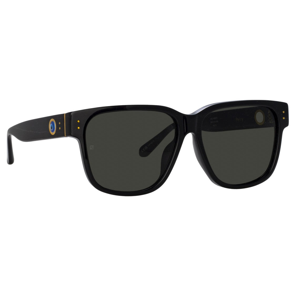 Linda Farrow Perry D-Frame Sunglasses In Bl