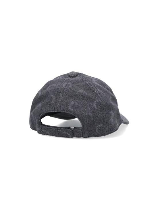 Marine Serre Dark Grey Crescent Moon Baseball Cap