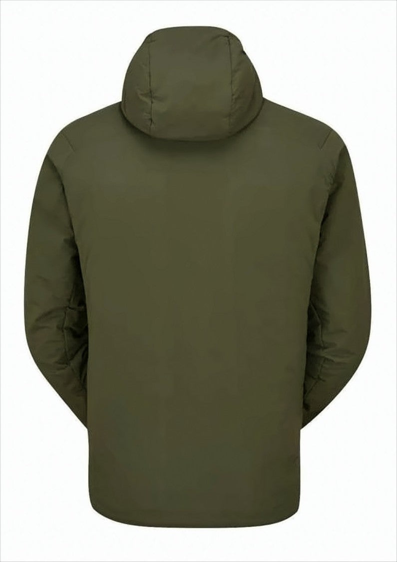 Rab Minimalist Green Padded Jacket With Front Zipper