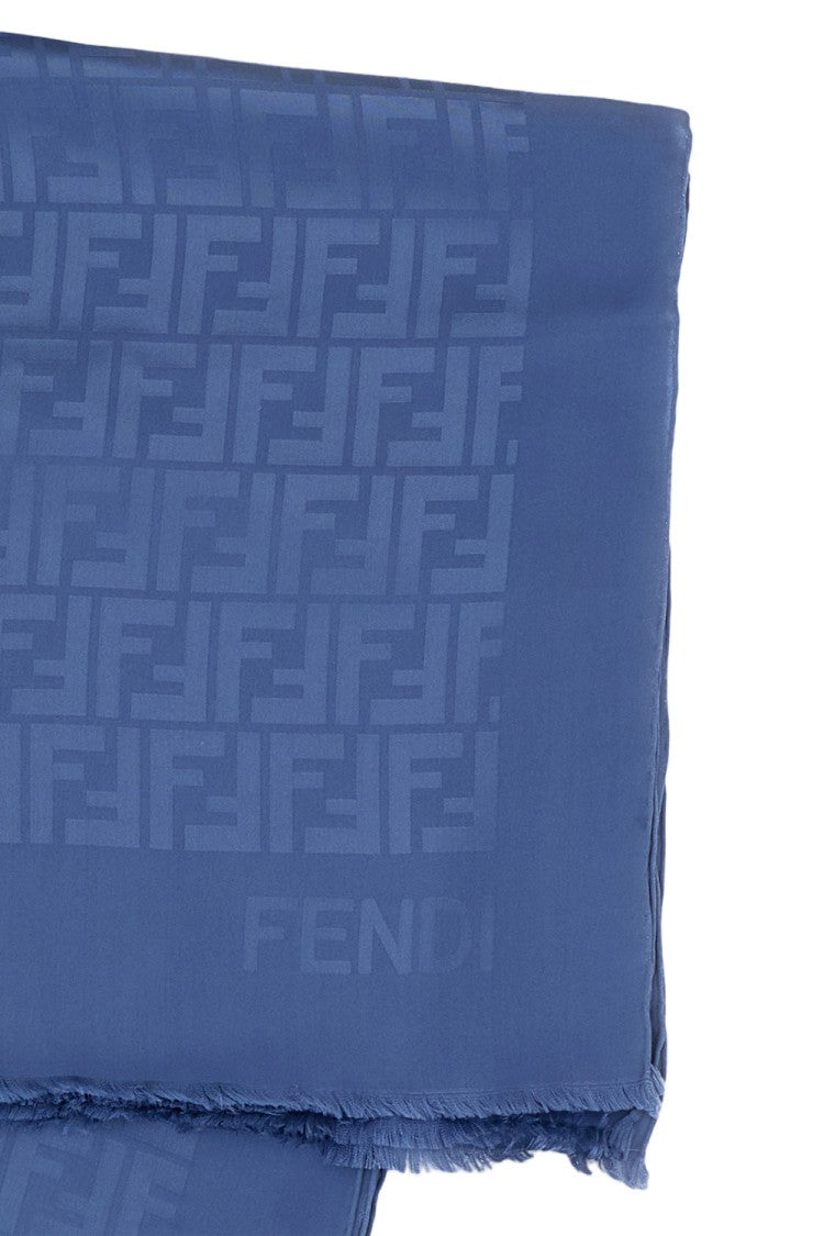 Fendi Wide Rectangular Silk Stole