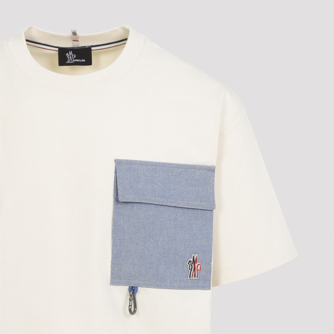 Moncler Grenoble Fitted Short-Sleeve T-Shirt With Distinctive Patch Pocket
