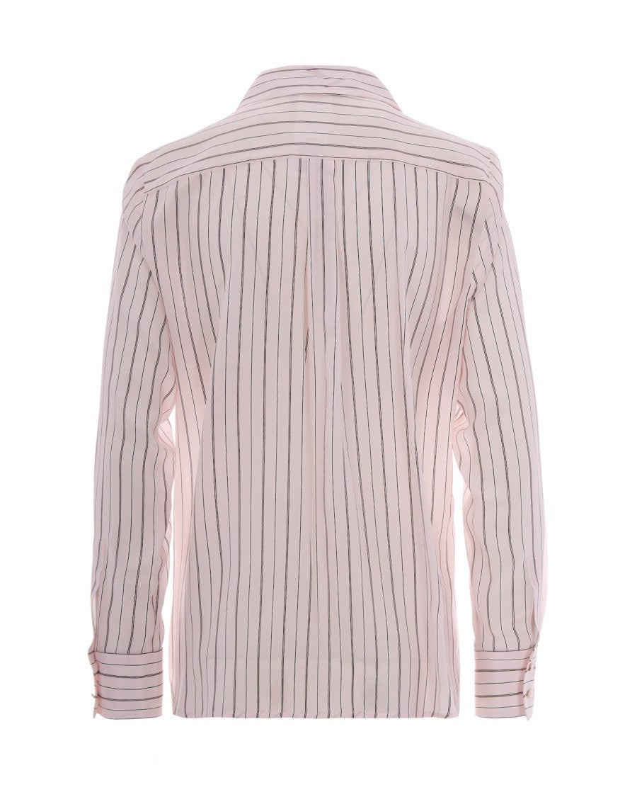 Max Mara Pink Striped Shirt