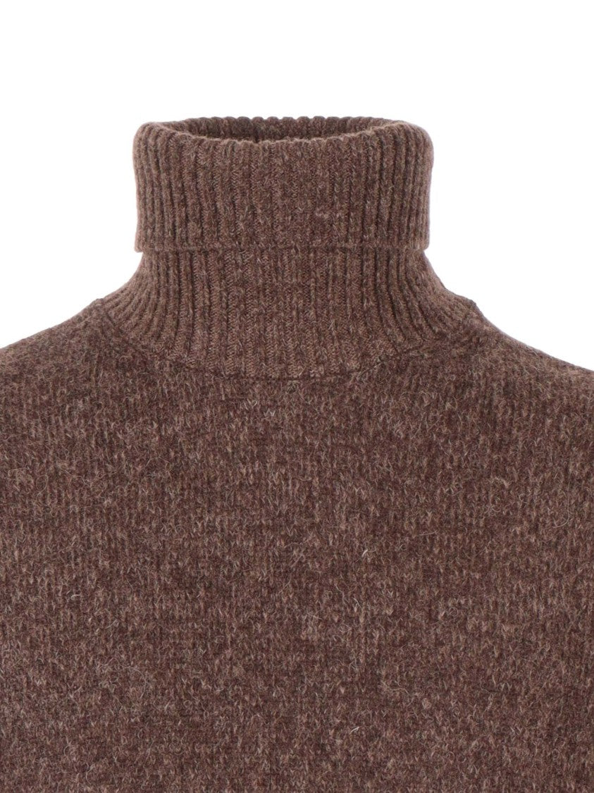 Sette Fili Cashmere Finely Knit Turtleneck Sweater With Soft Texture