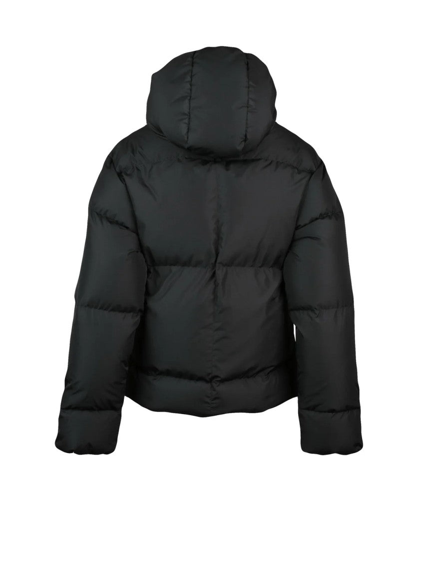 Bacon Black Polyester Oaks Down Jacket