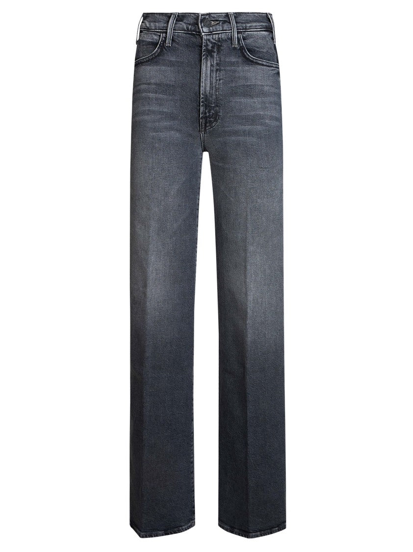 Mother The Hustler Roller Sneak Faded Straight-Leg Jeans