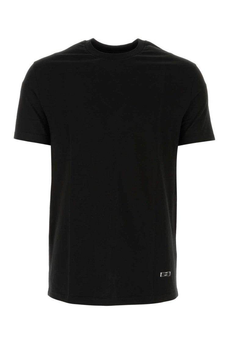 Jil Sander Black Cotton T-Shirt