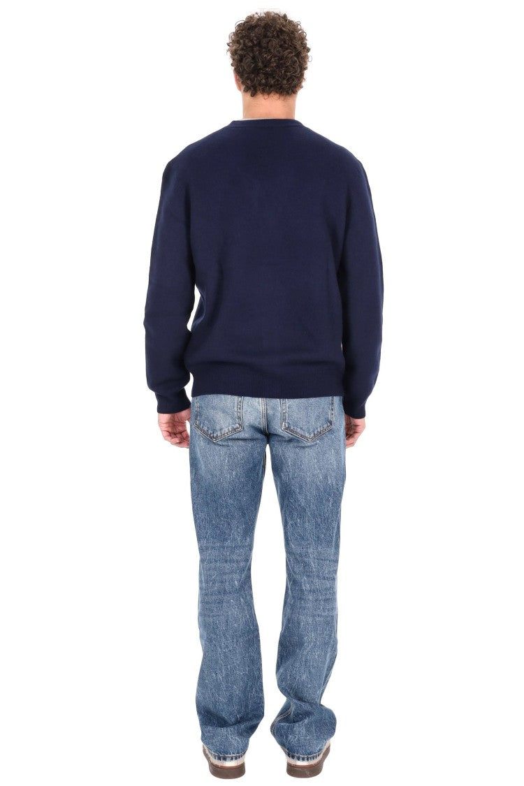 A.P.C. Pure Wool Logo Cardigan