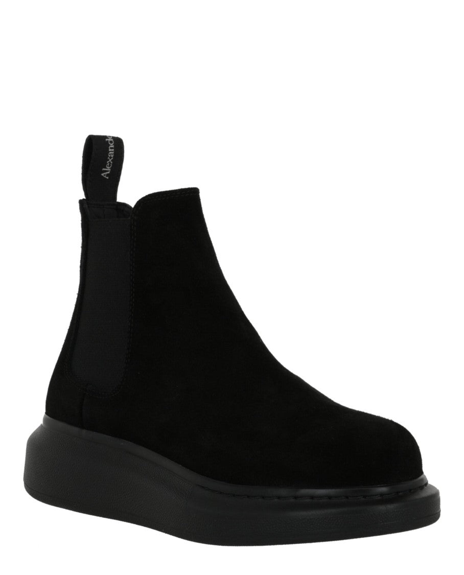 Alexander Mcqueen Leather Chelsea Boot