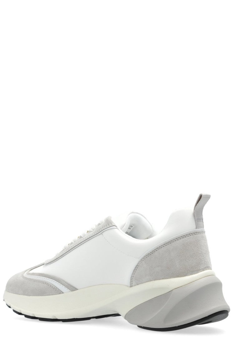 Tory Burch Sneakers With Sculpted Heel And Mixed Textures