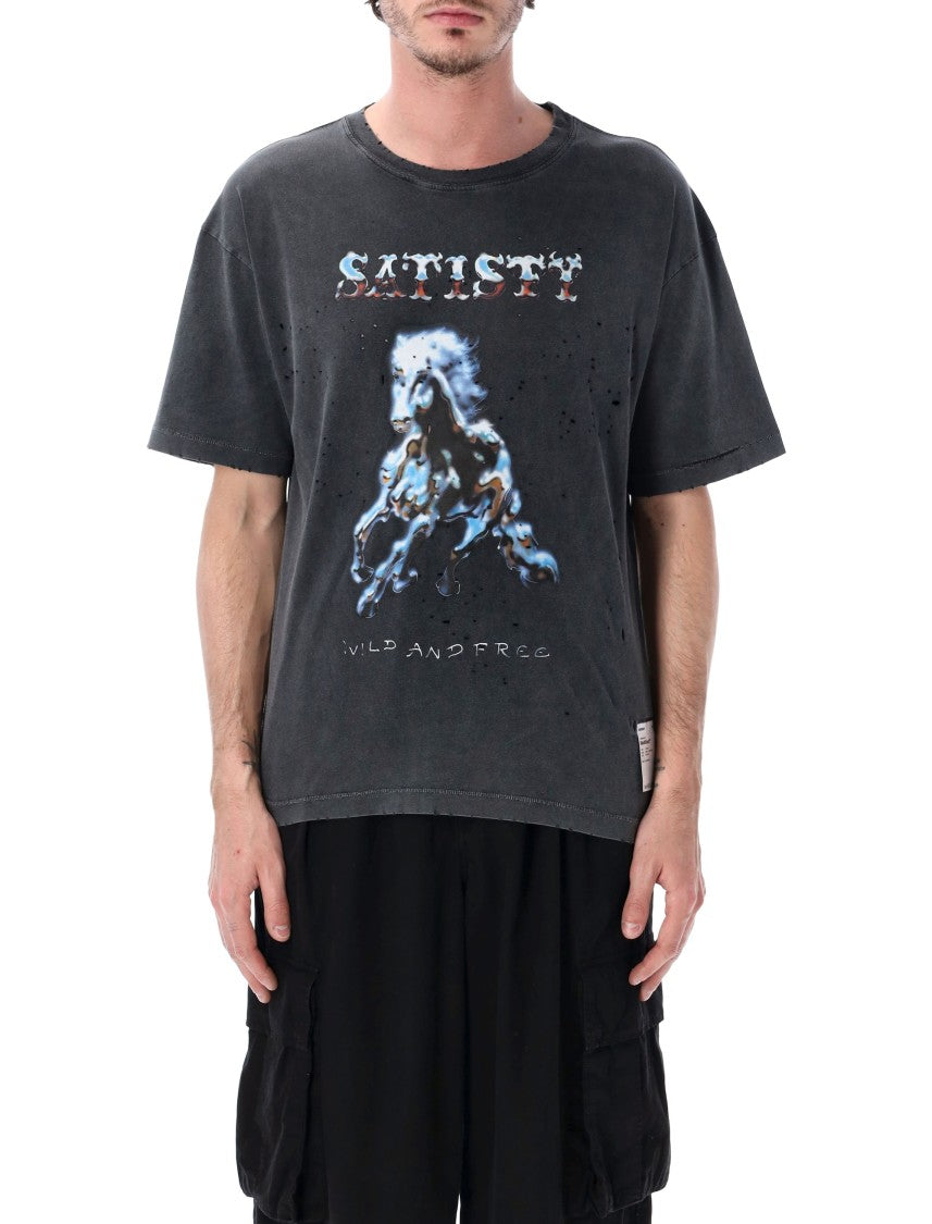 Satisfy Wild Tee Mothtech Graphic Print T Shirt