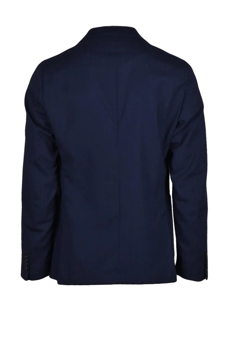 Boss Men's Double-Breasted Suit - Blue