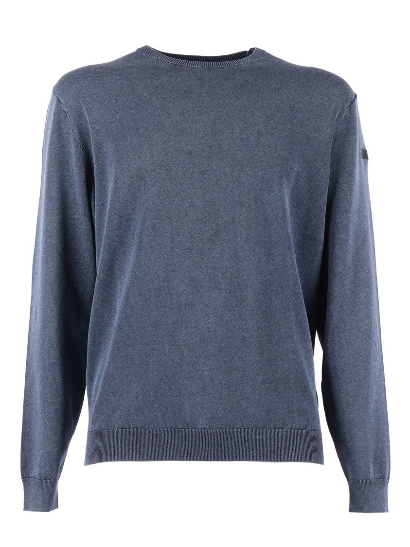 Rrd Washed Effect Round Neck Sweater